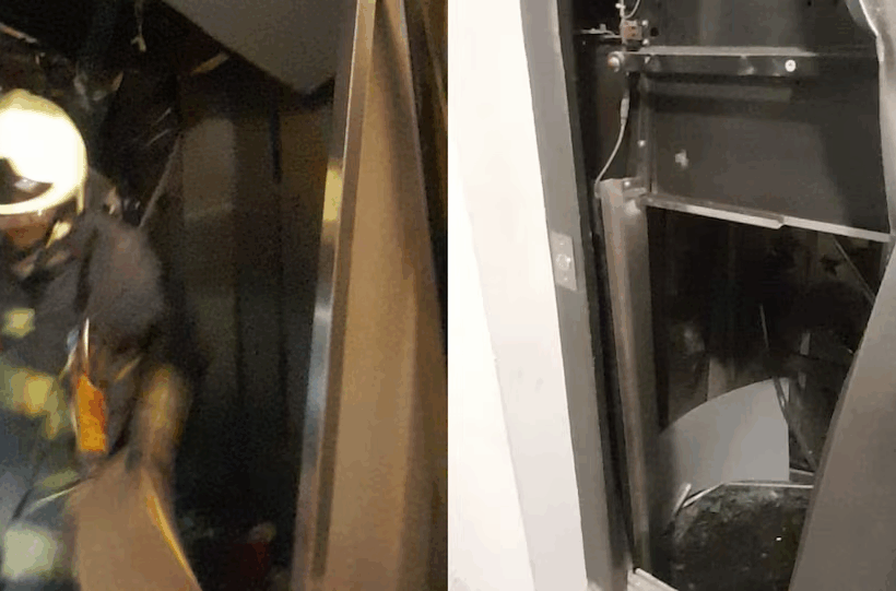 SE DESPLOMÓ UN ASCENSOR DESDE UN SÉPTIMO PISO EN PALERMO Y NUEVE JÓVENES QUEDARON ATRAPADOS
